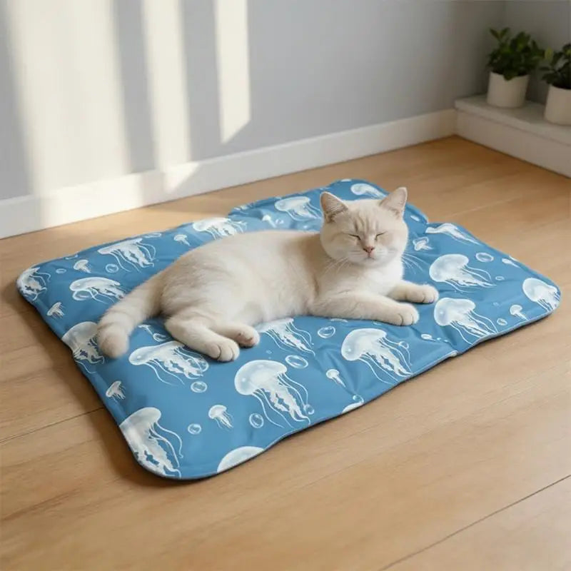 Self Cooling Gel Dog Cat Ice Pad Non Toxic Pet Cooling Mat For Summer Indoor Outdoor Bed Crate Couch